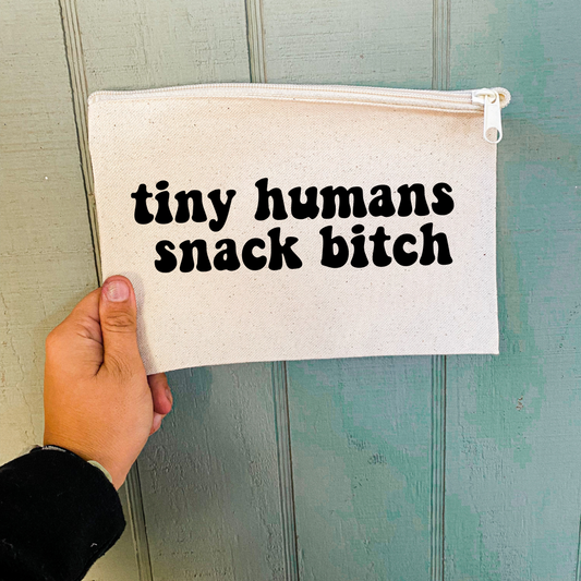 Tiny Humans Snack Bitch Canvas Bag