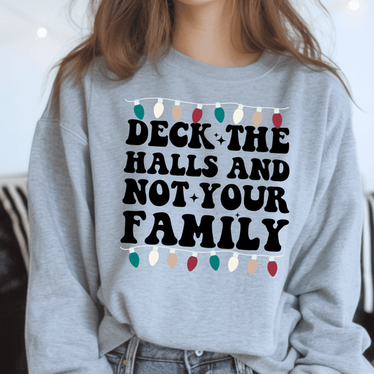 Deck the Halls T-Shirt/Crewneck (6Mo-Adult 4XL)