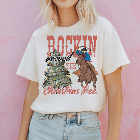 Rockin Around the Christmas Tree T-Shirt/Crewneck (6Mo-Adult 4XL)