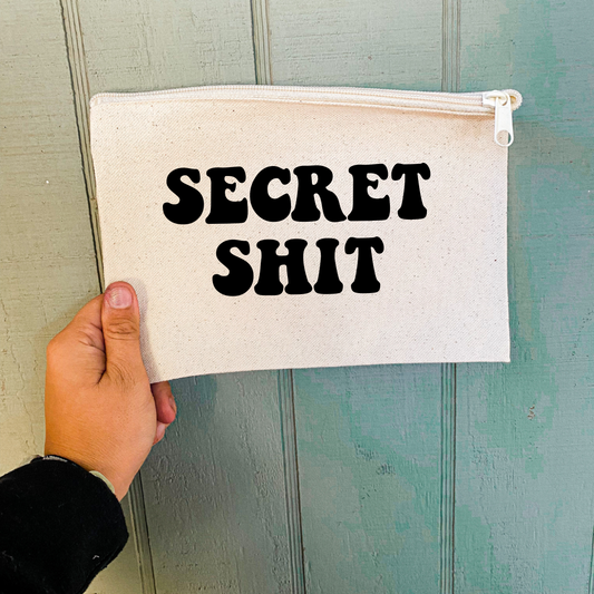 Secret Shit Canvas Bag